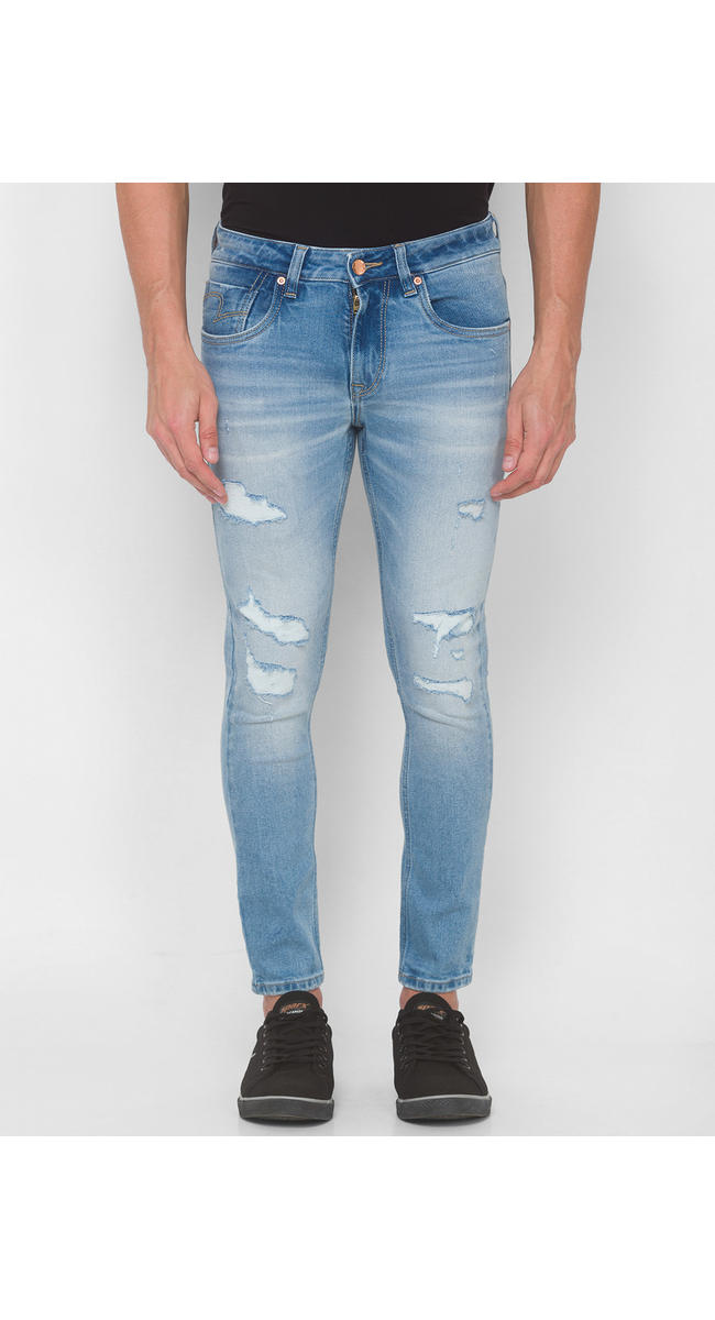 spykar light blue jeans