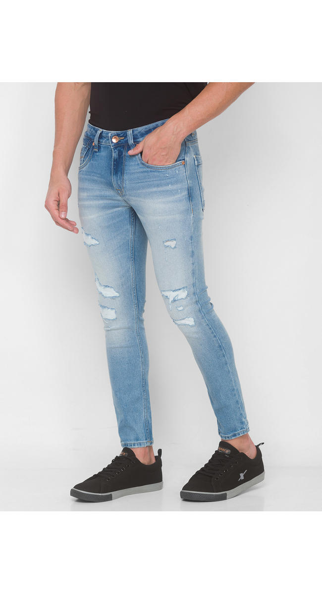 spykar light blue jeans