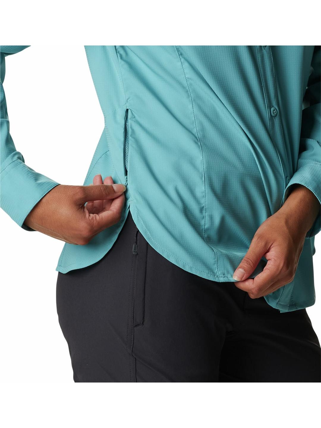 Lot de 1 Visiter la boutique ColumbiaColumbia Silver Ridge™ Lite Long Sleeve Shirt T-Shirt de randonnée Femme 