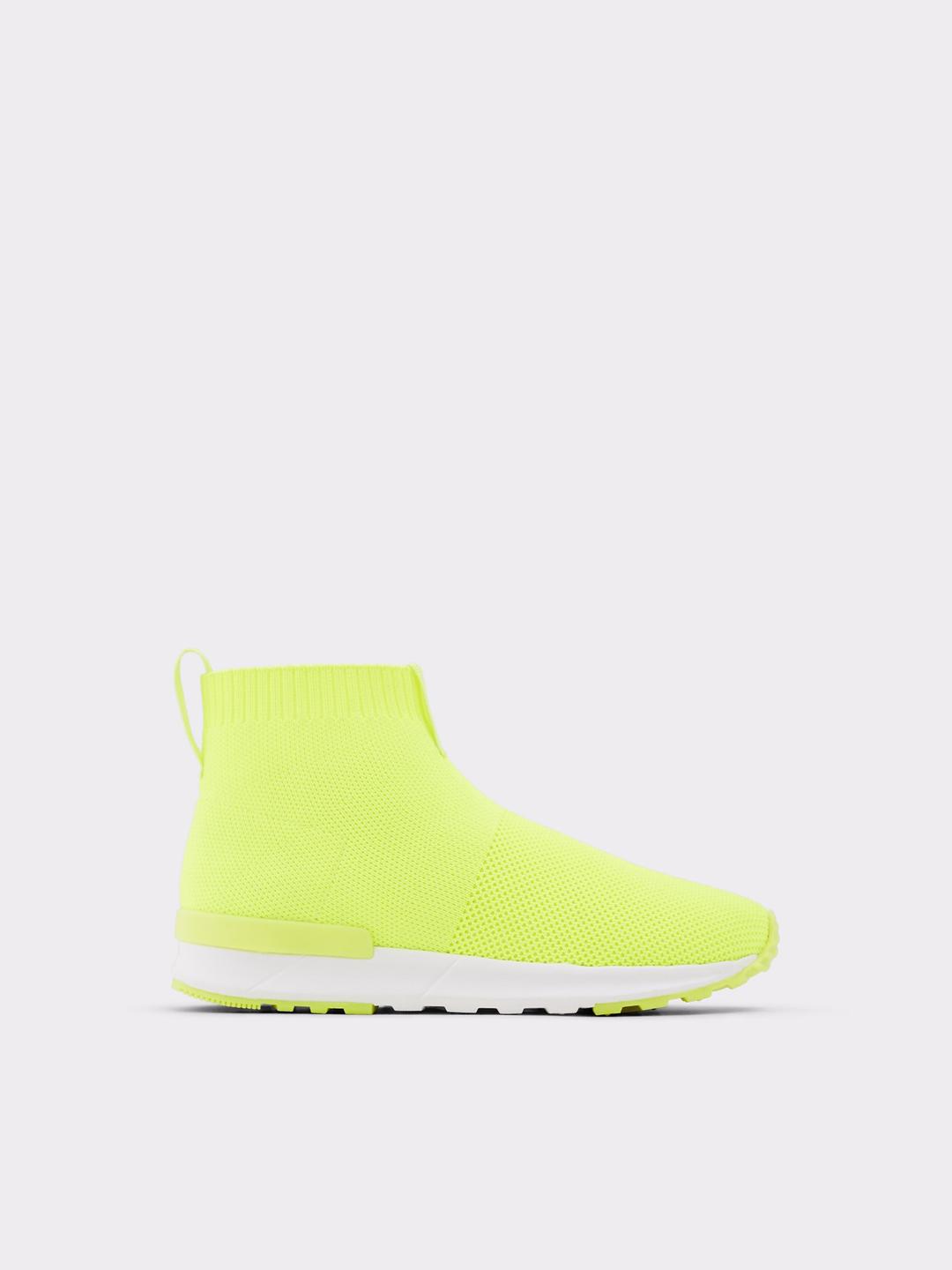 bright yellow sneakers