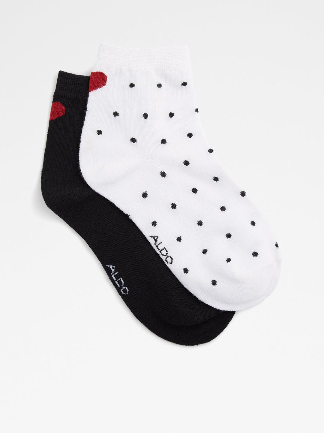 Aldo Women Black/White Socks