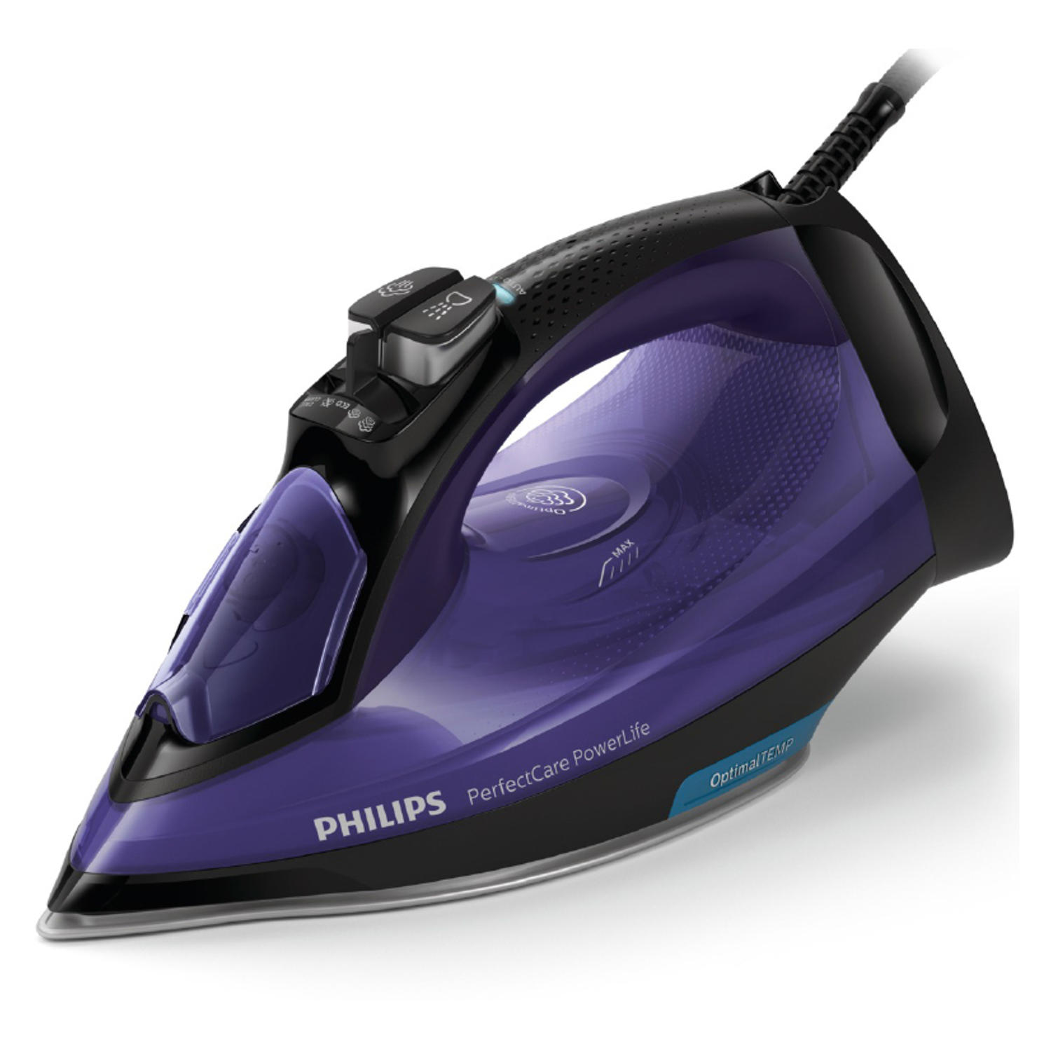 Philips Perfect Care Steam Iron with Optimal Temp Technology (No Burn Guarantee - GC3925/34