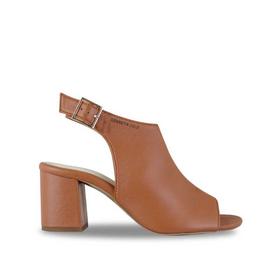 Kenneth Cole Tan Block Heel Strappy Sandals