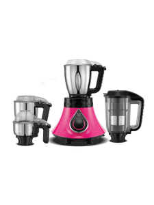 Preethi Storm Mixer Grinder 750 Watt with 4 Jars, 5 Yr Warranty, Handsfree (Pink)