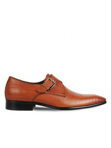 Imperio Light Brown single monk formal shoes