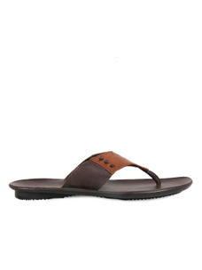 Regal Brown round toe thong sandal