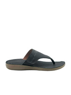Kethini Black Casual Thong Sandals