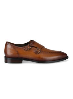 Tan Monk Straps with Detailing