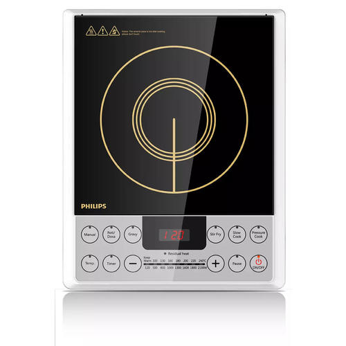 Philips 2100 Watts Induction Cooktop with Auto-Off Function - HD4929/01