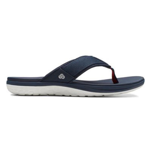 clarks step beat navy casual sandals