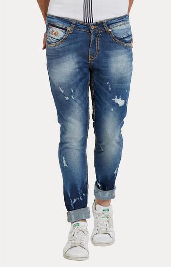 demon pattern skate jeans