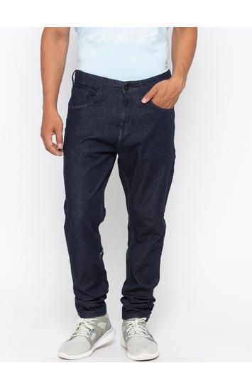 Raw Blue Solid Slim Fit Jeans