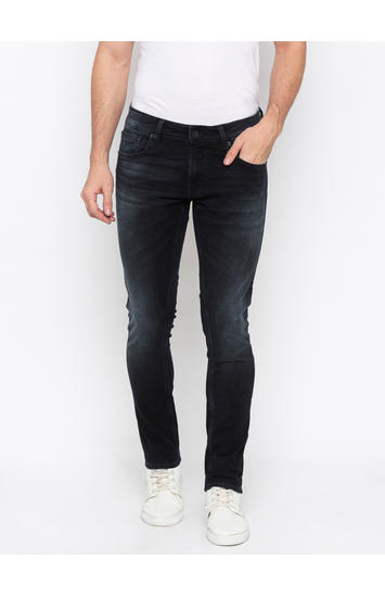 Black Solid Super Skinny Fit Jeans