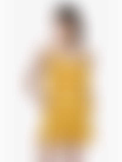 Yellow Tie-Dye Playsuit