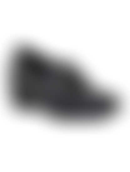 KHADIM Sharon Black Wedge Heel Penny Loafers Formal Shoe for Women (3592566)