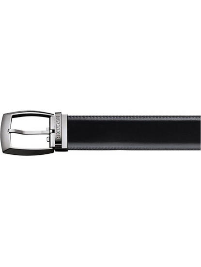 Casual Line 35mmConvex Shiny Ruthenium-Coated Pin Buckle
