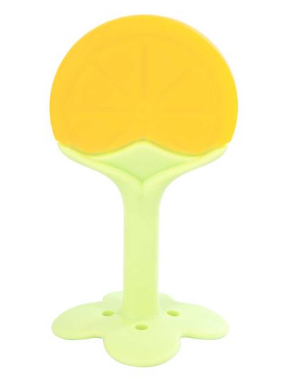 Mee Mee Multi-Textured Silicone Teether, Yellow/Green