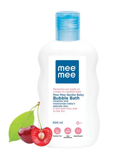 Mee Mee Gentle Baby Bubble Bath (with Cherry Extracts- 500 ml)
