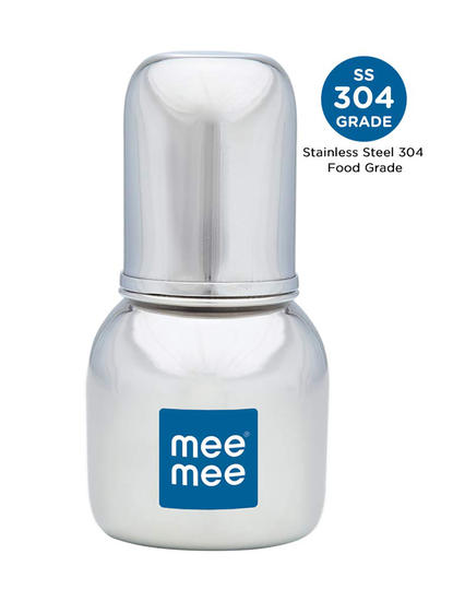 Mee Mee Premium Steel Feeding Bottle (120ml)