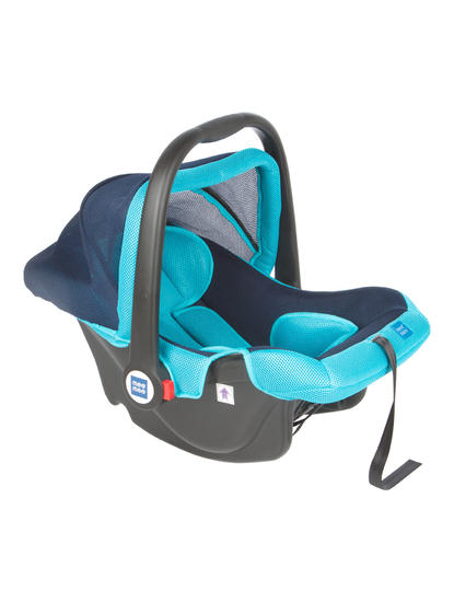 	Mee Mee Baby Car Seat cum Carry Cot with Thick Cushioned Seat (Light Blue)
