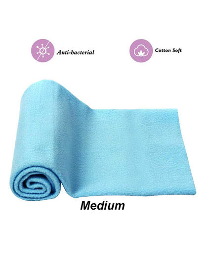 Mee Mee Baby Waterproof Bed Protector Total Dry Sheets – (Blue)