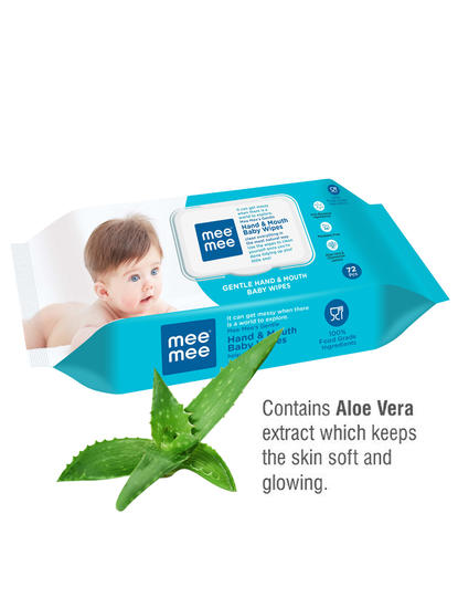 Mee Mee Gentle Hand and Mouth Baby Wipes (72 pcs)