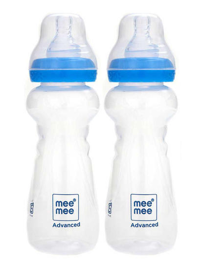 Mee Mee Advanced Milk-Safe Baby Feeding Bottle (250 ml, Pack of 2)