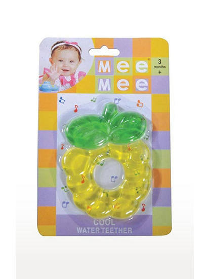 Green and Yellow Multi Textured Water Filled Teethers