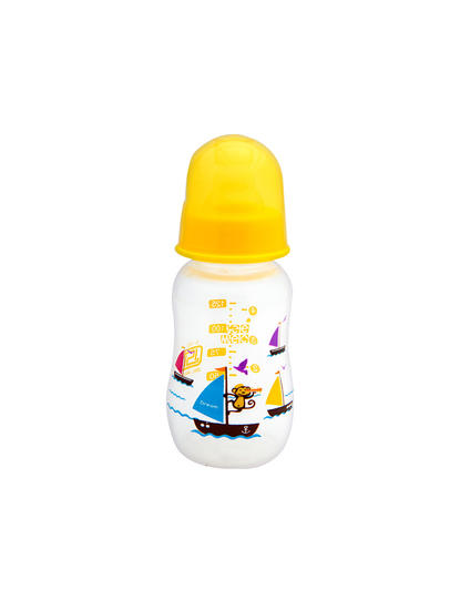 Mee Mee Premium Baby Feeding Bottle (Single Pack - 125 ml, Yellow)