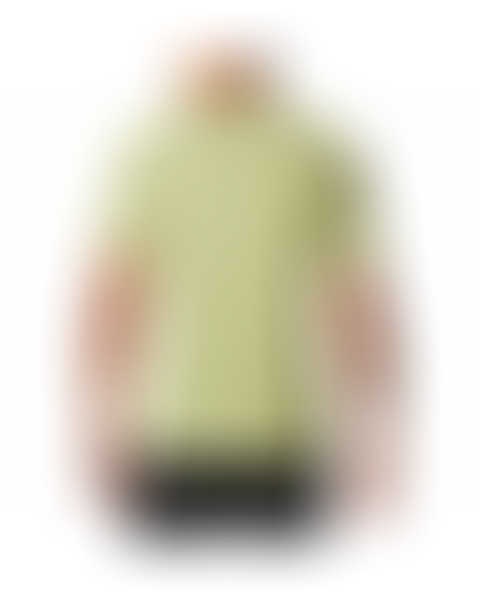Columbia Men Green Deschutes Runner Short Sleeve Shirt