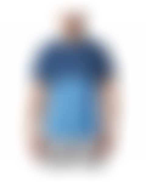 Columbia Men Navy Blue Cirque River Graphic Short Sleeve T-Shirt
