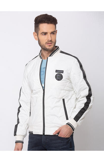 spykar jacket white