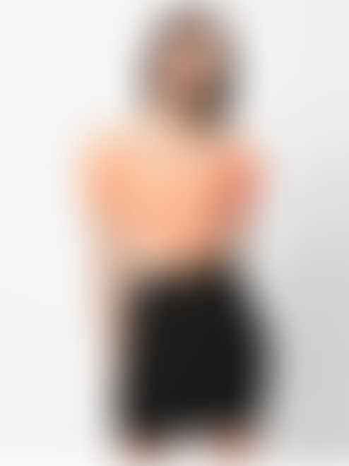Orange Dotted Crop Top