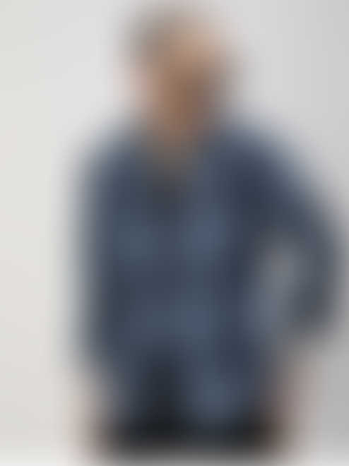 Opulent Blue Heavy Twill Tartan Checks Shirt