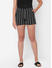 Trendy Striped Cotton Lounge Shorts