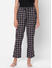 Classy Black Checked Rayon Pyjamas