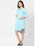 Mint Checked Maternity Dress