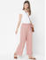 Pink Striped Lounge Pants