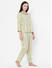 Classic Green, Grey Rayon Pyjama Set