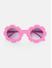 ToniQ Kids Pink Sunflower Uv Protected Sunglass For Girls