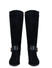 Black Faux Suede Knee High Boots