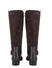 Brown Faux Suede Knee High Boots