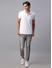 Spykar Grey Cotton Mid Rise Slim Fit Tapered Leg Ankle Length Jeans (Kano)