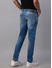 Spykar Blue Cotton Slim Fit Jeans (Slim)