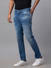 Spykar Blue Cotton Slim Fit Jeans (Slim)