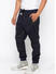 Navy Solid jogger Fit Jeans