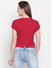Red Solid Slim Fit T-Shirts