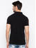 Black Solid Slim Fit Polo T-Shirt