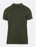 Olive Solid Slim Fit Polo T-Shirt