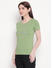 Green Printed Regular Fit T-shirt